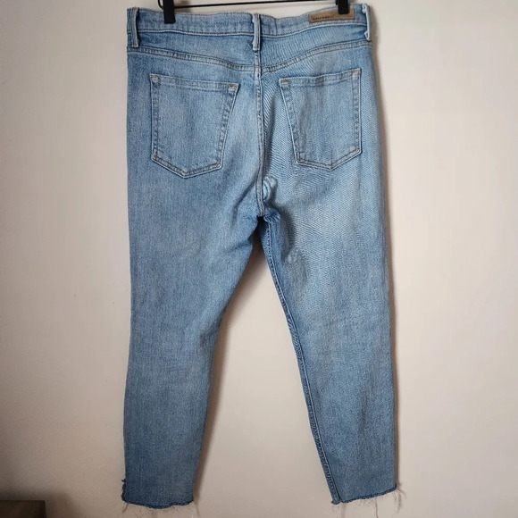 GRLFRND | Karolina High Rise Skinny Raw Hem Jeans in Titanium - Size 31 - Picture 8 of 14